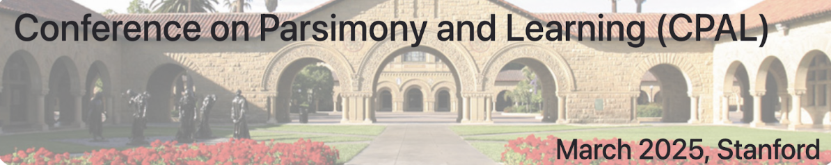 第二届「简约与学习会议 (CPAL)」将在斯坦福大学举办,征稿进行中