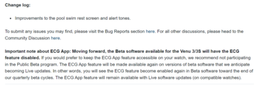 Garmin issues first beta update in new testing cycle for smartwatches