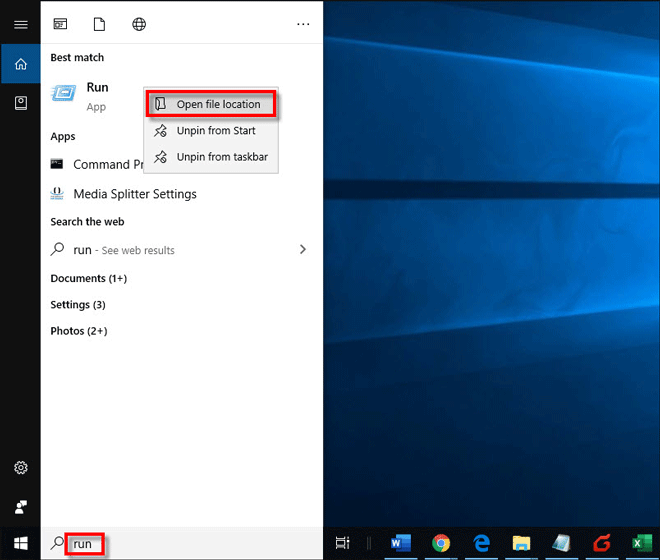 How to Create Shortcut for Run Command on Windows 10 Desktop