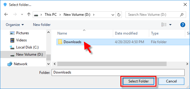 How to Move Downloads Folder to Another Drive in Windows 10