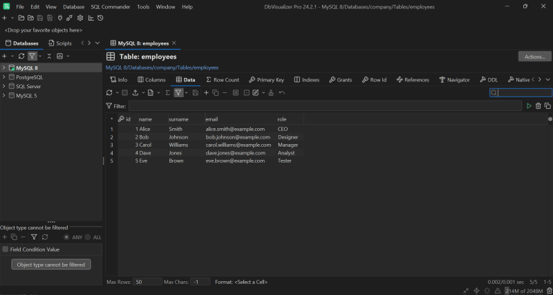 How to Define a Counter in MySQL