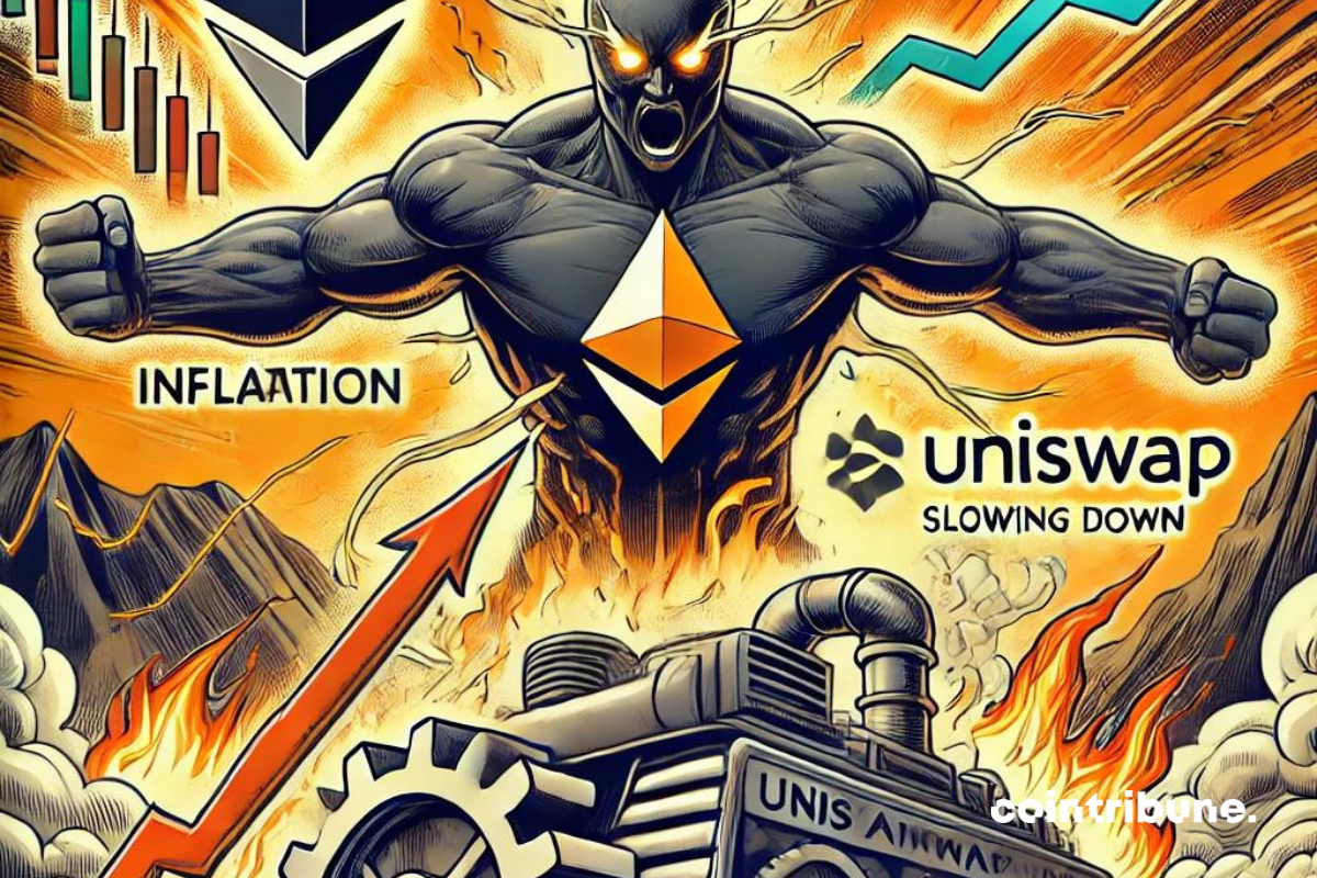 Ethereum이 인플레이션에 빠지고 Uniswap으로 인해 ETH 소각 속도가 느려짐: 무슨 일이 일어나고 있나요?