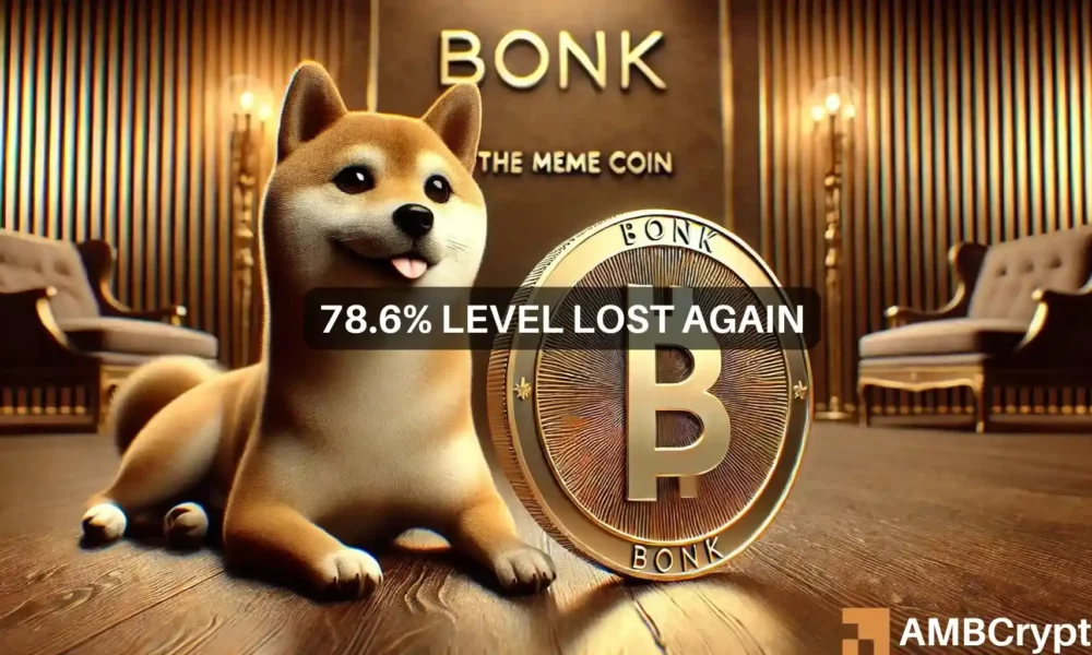 BONK跌破78.6%回撤位——会跌至2月底低点吗？