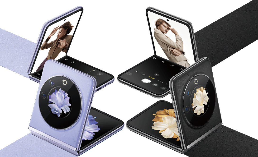 传音 Tecno Phantom V Fold2 / Flip2 折叠屏手机外观公布，换装矩形相机模组