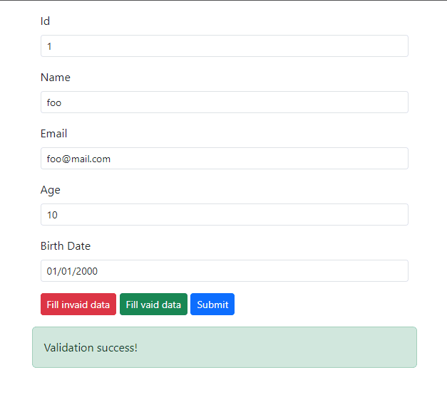 Implement data validation in Go