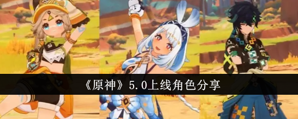 Genshin Impact  5.0 online character sharing