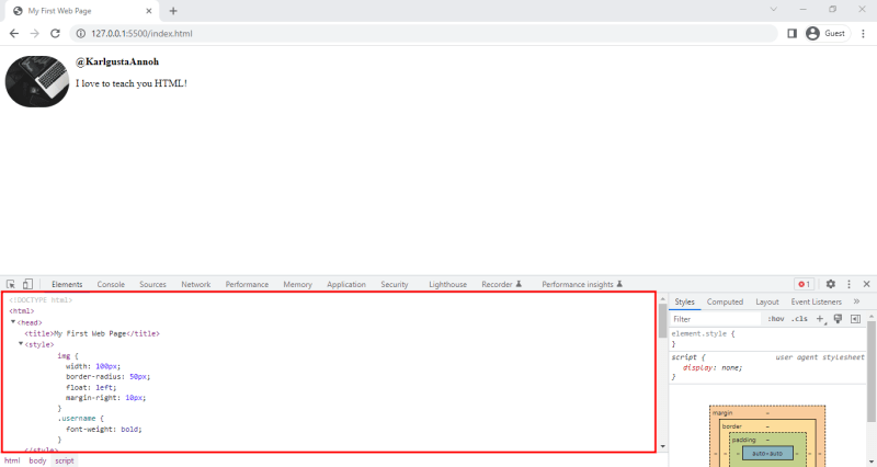 How to Inspect Pages Using DevTools