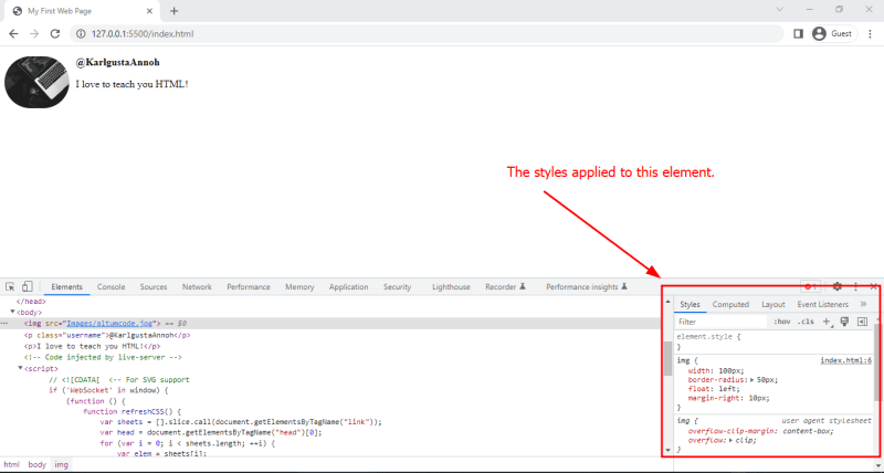 How to Inspect Pages Using DevTools