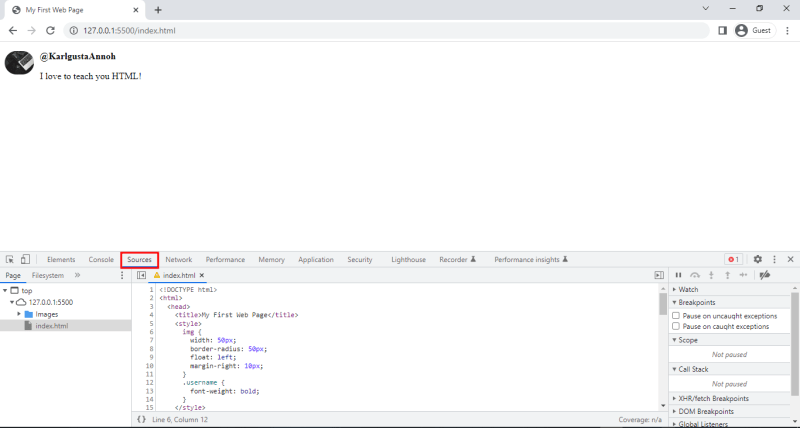 How to Inspect Pages Using DevTools
