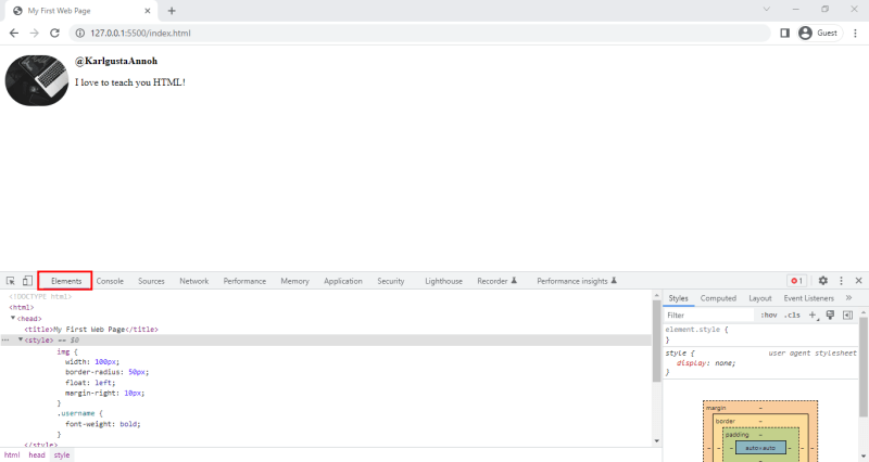How to Inspect Pages Using DevTools