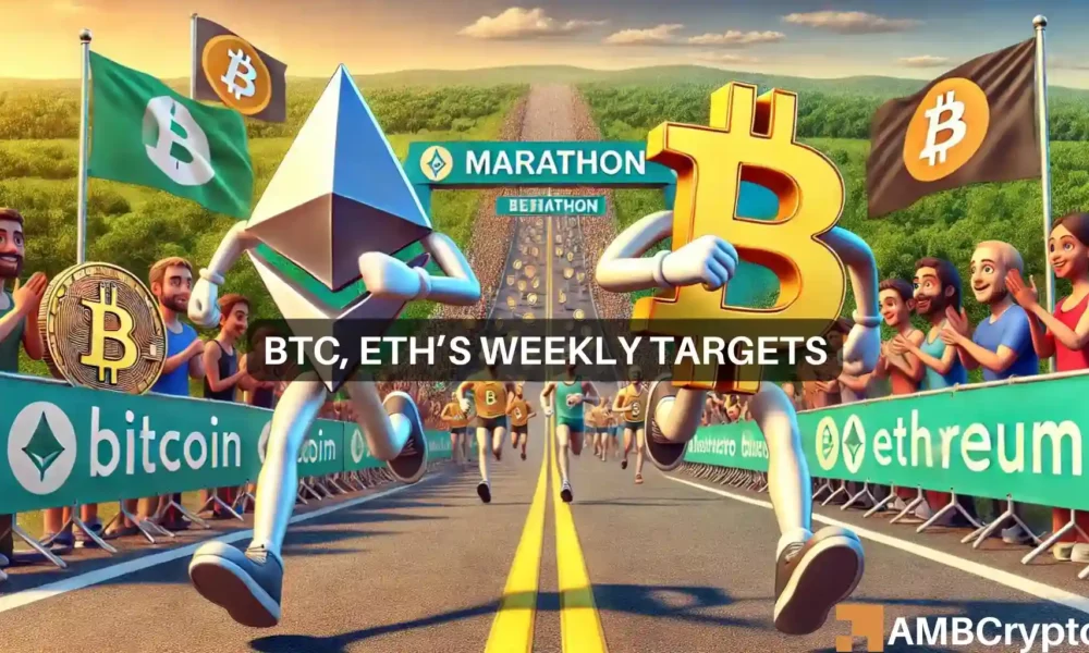 ビットコインとイーサリアムの週間目標: 今後の仮想通貨週間は何を意味するのか?