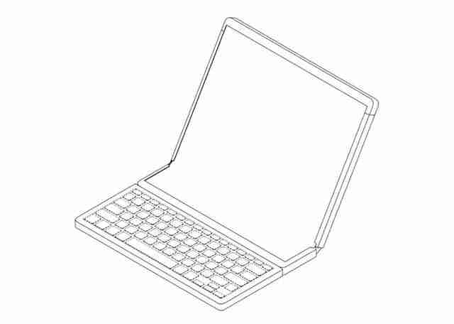 Lipat + tatal, paten penampilan Samsung meneroka bentuk telefon pintar baharu