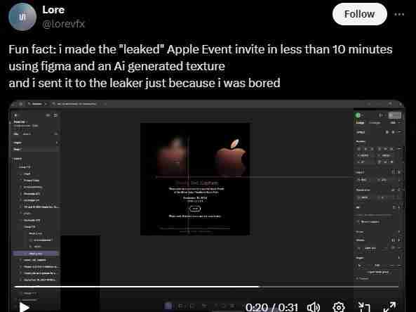 iPhone 16 发布会海报系恶搞：网友无聊用 AI 制作的 