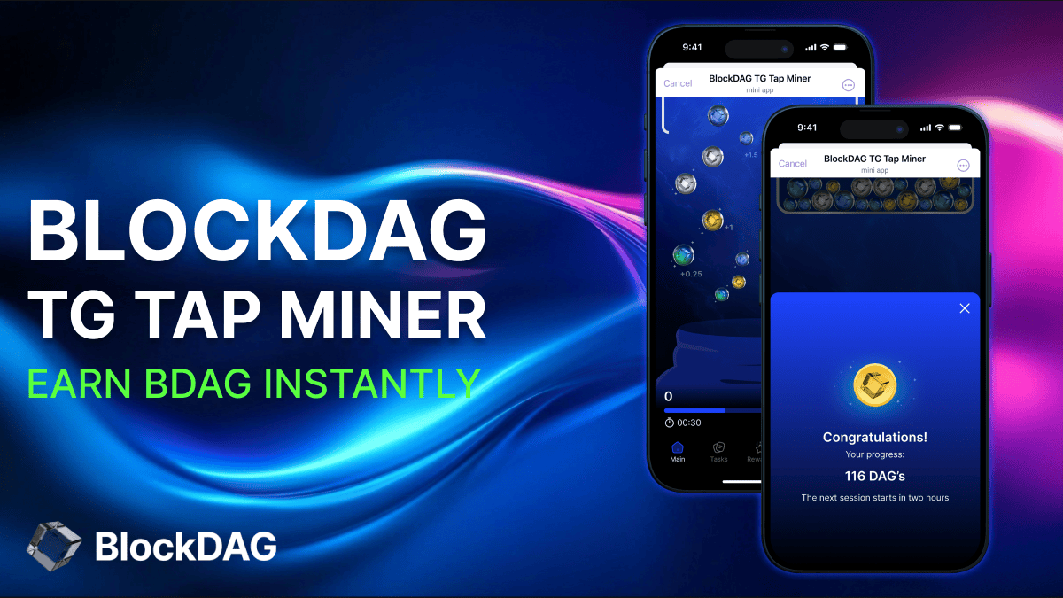 BlockDAG が TG Tap Miner をドロップ：ボールをタップして数千ドルの不労所得を獲得