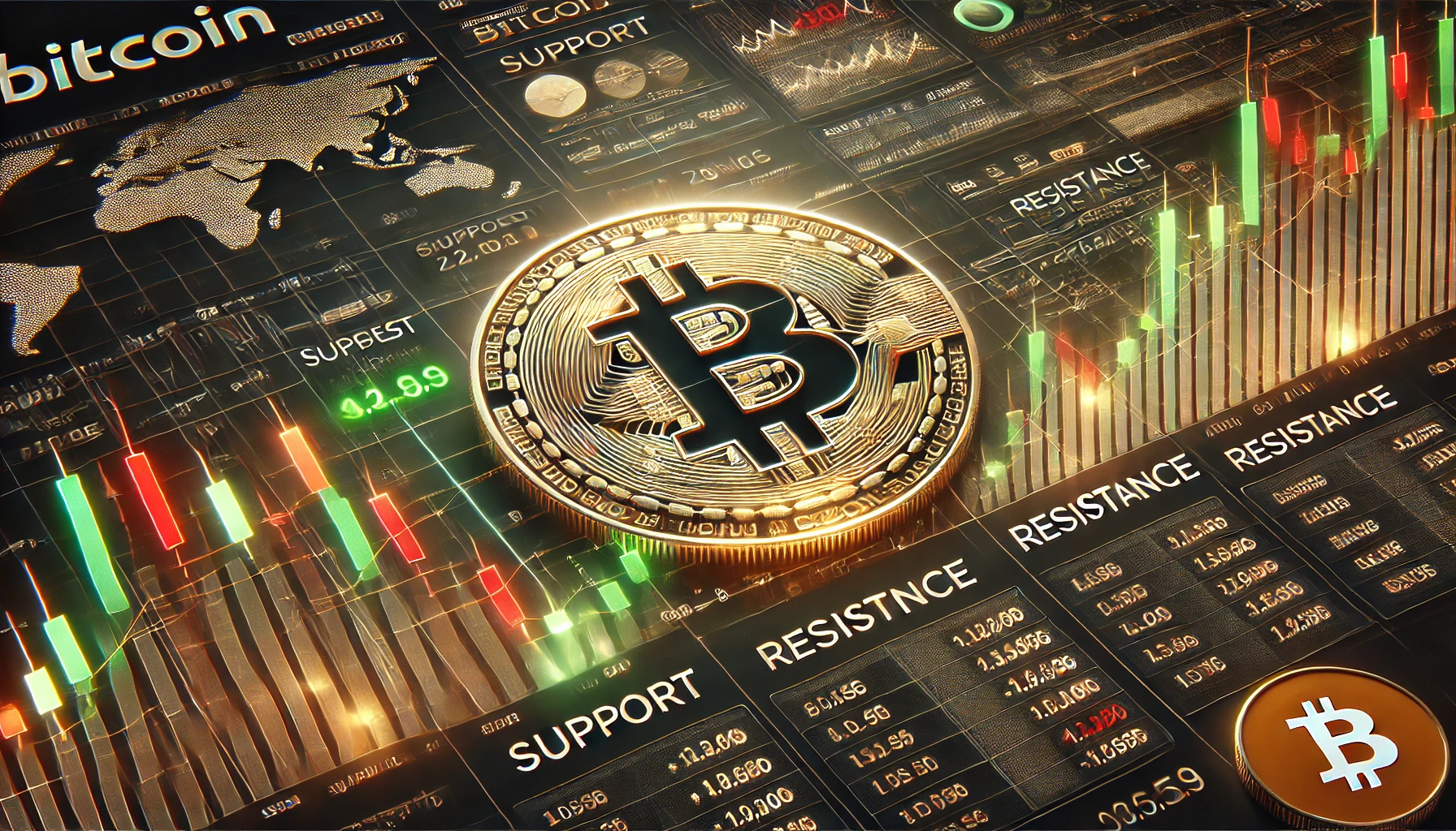 主要なサポートレベルとレジスタンスレベルとして機能する可能性のあるビットコイン（BTC）の価格帯がアナリストによって明らかに
