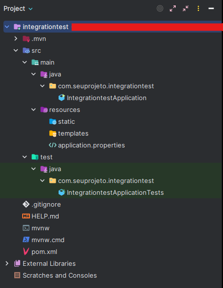 Testes integrados com Spring