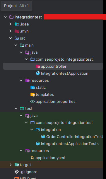 Testes integrados com Spring