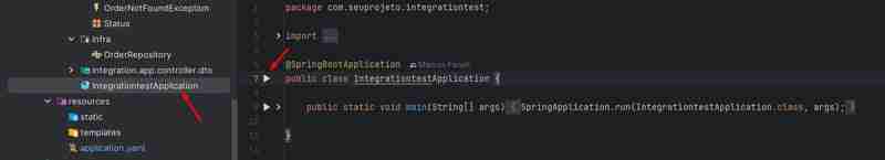Testes integrados com Spring
