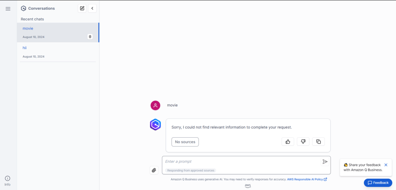 Configuring Amazon Q Business with Amazon Ss a Data Source