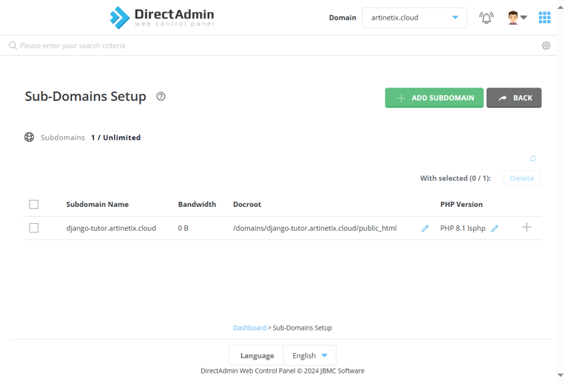 Deploy Django App Shared Hosting.