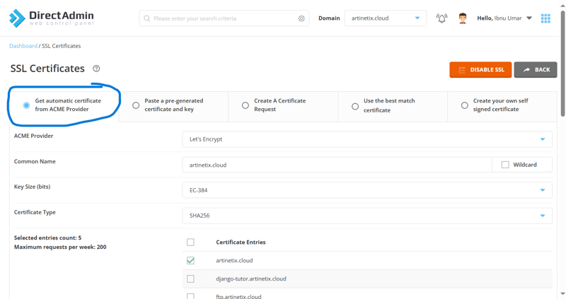 Deploy Django App Shared Hosting.