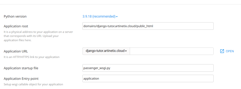 Deploy Django App Shared Hosting.