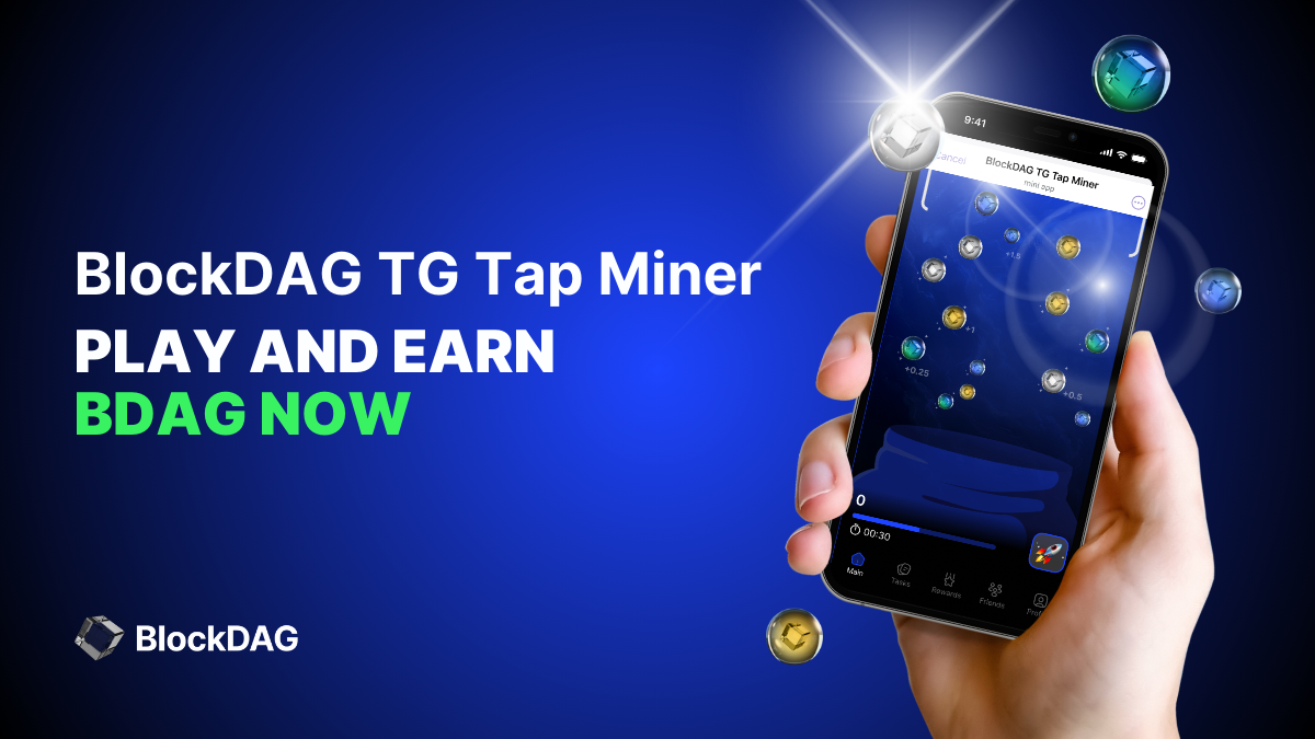 A Tap to Fortune: BlockDAG's TG Tap Miner Reward System Challenges Dogs Mini App & Battle Bulls for Dominance