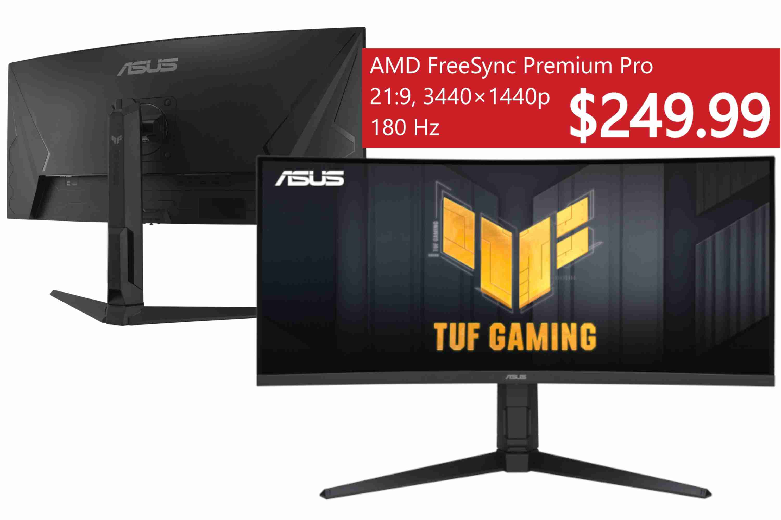 Deal | Affordable Asus TUF Gaming 34-inch, 1440p ultrawide gaming monitor with 180 Hz refresh rate looks even more attractive after 32% off in Amazon sale