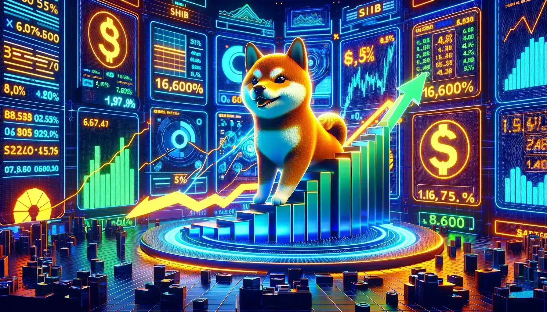 Shiba Inu (SHIB) 飆升至 0.00001526 美元