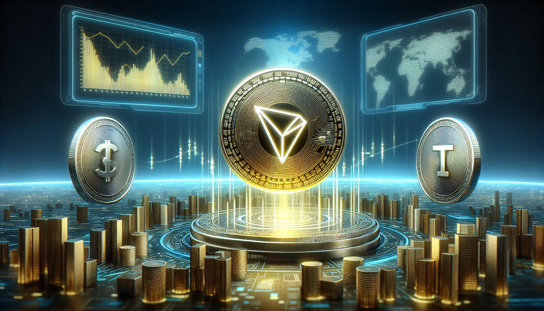 隨著每月轉帳量的增加，Tron 主導了穩定幣市場