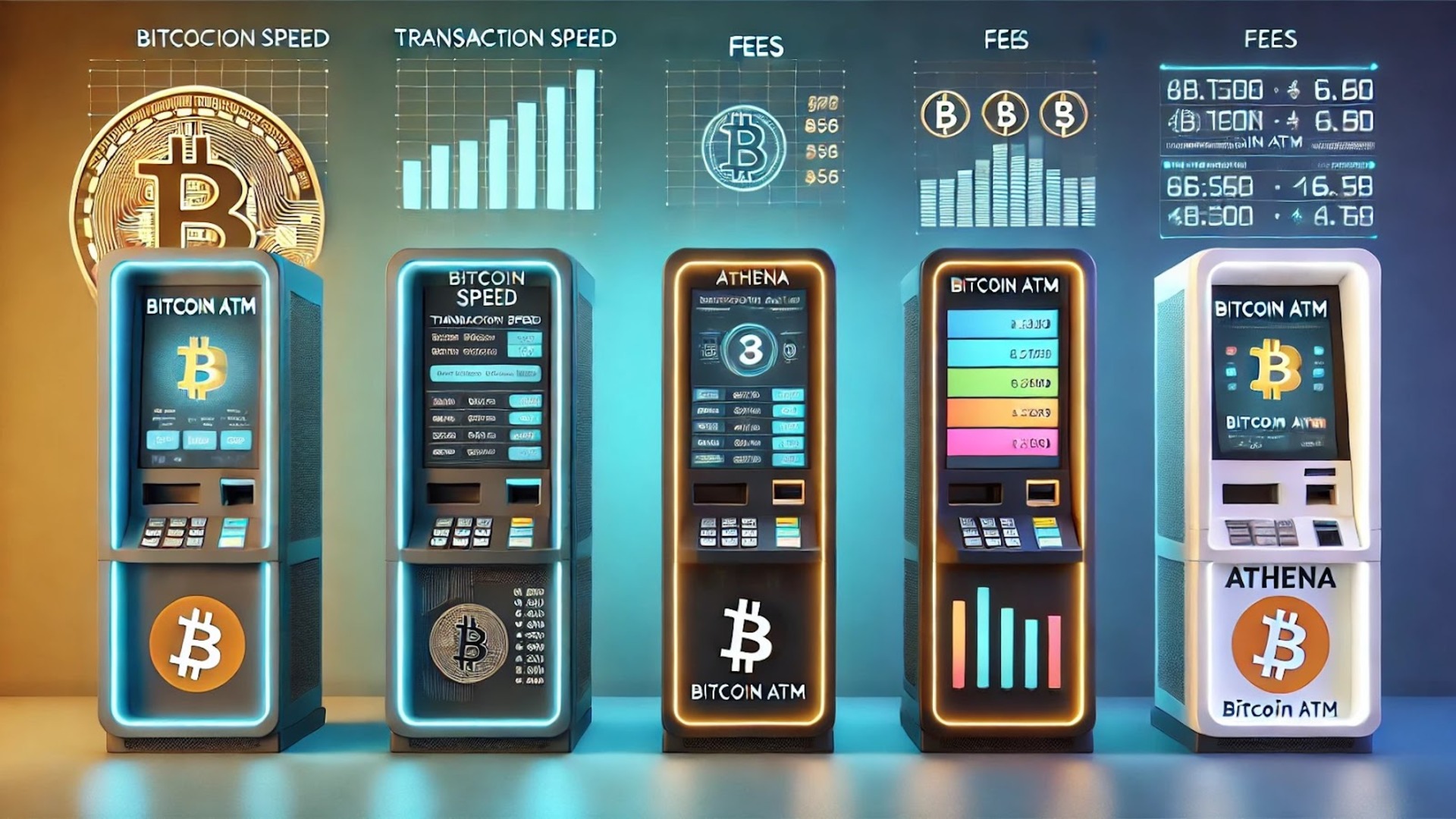 Athena Bitcoin ATM: 다른 제공업체와의 종합적인 비교