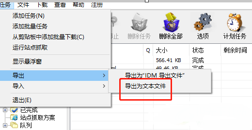 IDM下载器怎么将下载队列导出 IDM下载器导出下载队列方法