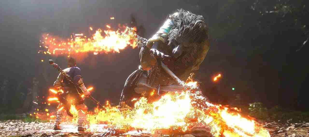 Black Myth: Wukong La manière du Dragon Barbu Rouge de sauter des cours