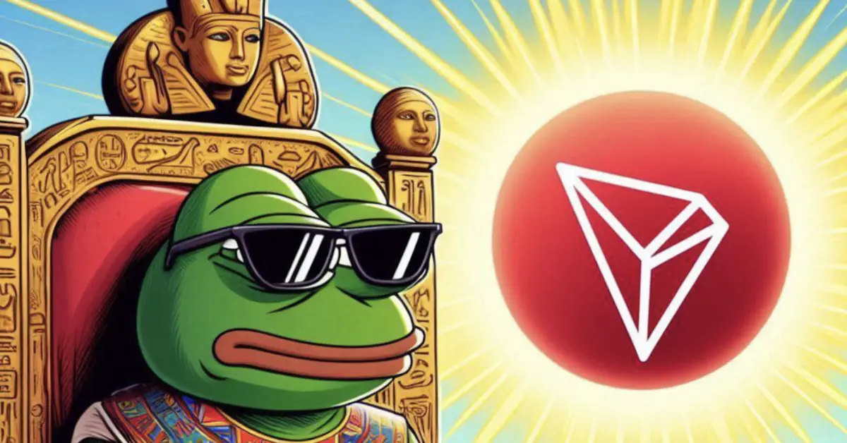 Sunpepe Pumps On Tron Meme Coin Season