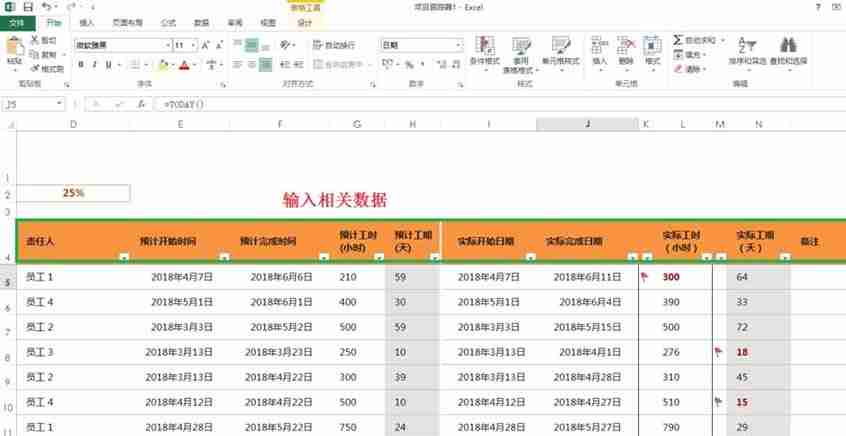 excel表格制作项目跟踪器怎么做 excel表格制作项目跟踪器教程