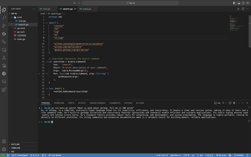 Building an AI-Powered CLI with Golang and Google Gemini