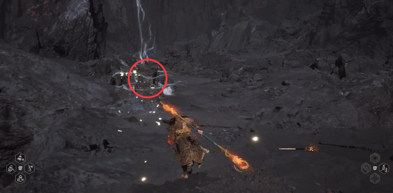 Black Myth: Wukong  Chapitre 5 Guide de la pente Qingliang à Huoguangdi