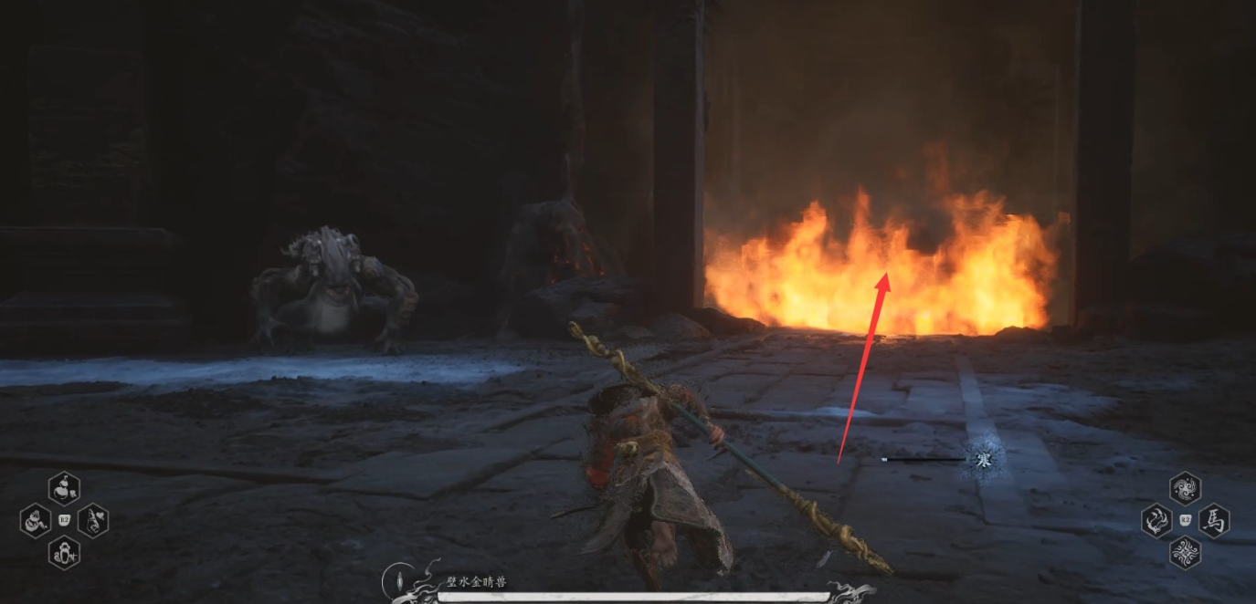 Permainan Black Myth: Wukong  Bab 5 Hidden Wall Water, Fire and Water Way
