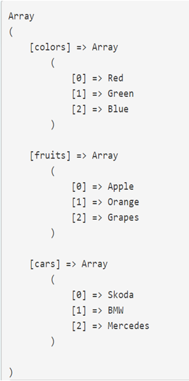 2D Arrays in PHP-PHP Tutorial-php.cn