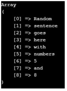 PHP sscanf()