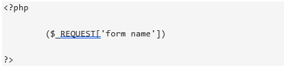 PHP $_REQUEST