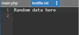 PHP Write File