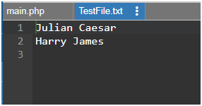 PHP Write File