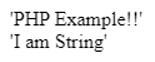 PHP var_export()
