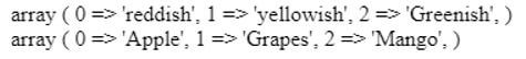 PHP var_export()