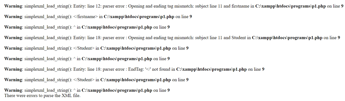 PHP XML into Array