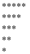 Star Patterns in PHP