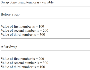 Swapping in PHP
