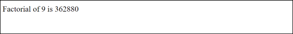 Factorial in PHP