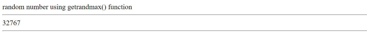 Random Number Generator in PHP